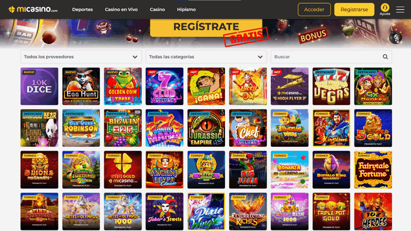 MiCasino Online: Una experiencia de juego completa para PC